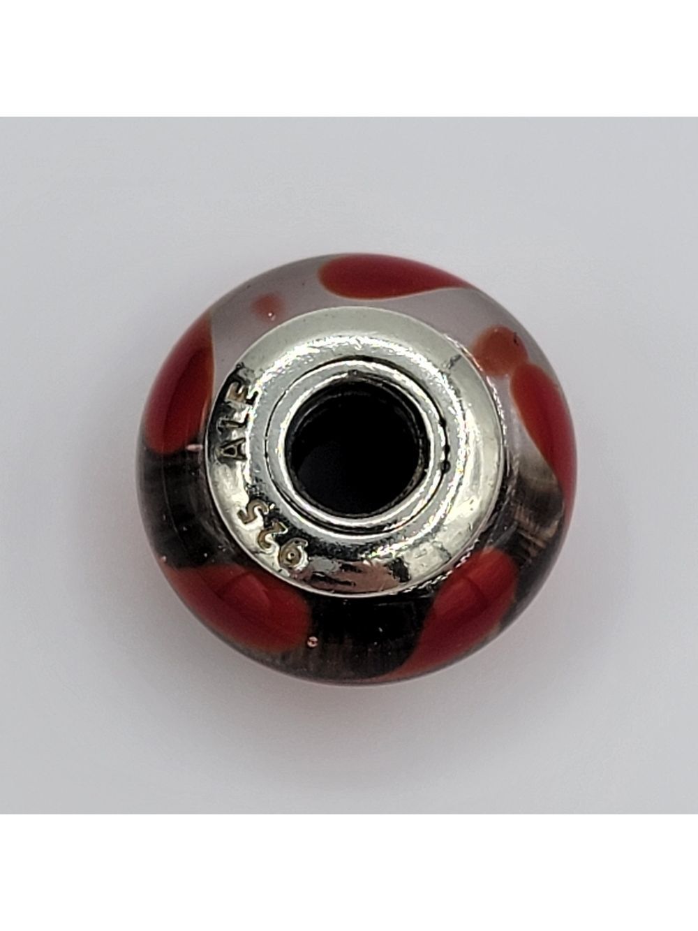 Pandora Murano Charm Ice Love Hearts #2582 - Picture 2 of 9